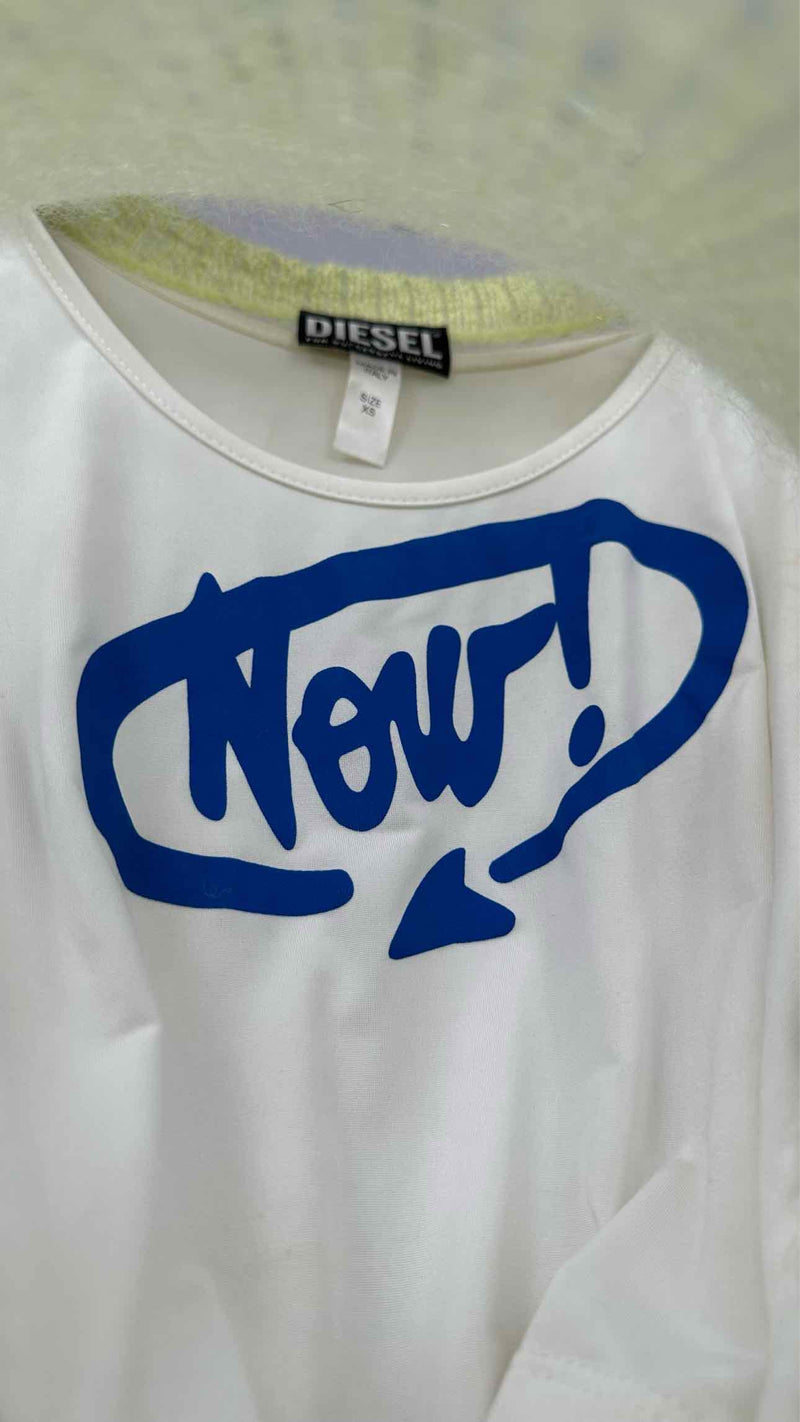 Diesel S/S Sweater Tank Leopard Top