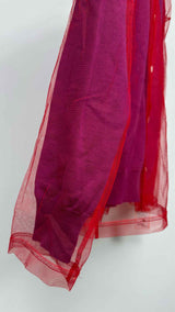 Comme Des Garcons Tulle Layered Cardigan