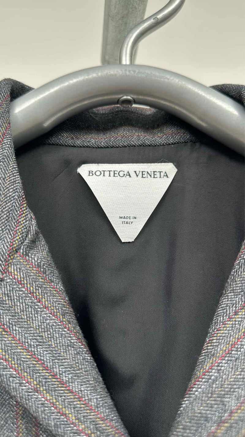 Bottega Veneta Herringbone Stripe Chore Work Jacket