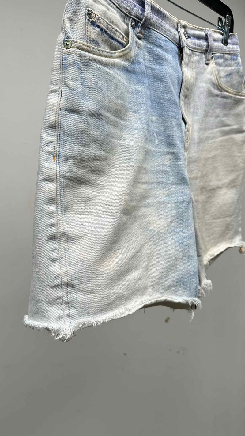 Our Legacy Raw-end Bleached Denim Shorts