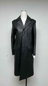 Dion Lee Longline Leather Trench Coat