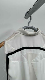Undercover N/S Raw-Edge Ruffle Buttoned Top