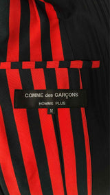 Comme Des Garcons Homme Plus Stripe-sleeve Blazer Jacket