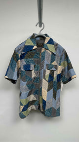 Kapital S/S Yabene Quilted Patchworl Drizzle Shirt