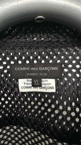 Comme Des Garcons Homme Cropped Mesh Shirt