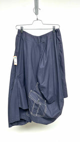 Comme Des Garcons Asymmetrical Contrast-Stitching Skorts