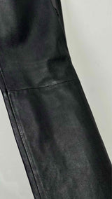 Saint Laurent Pleated Leather Pants