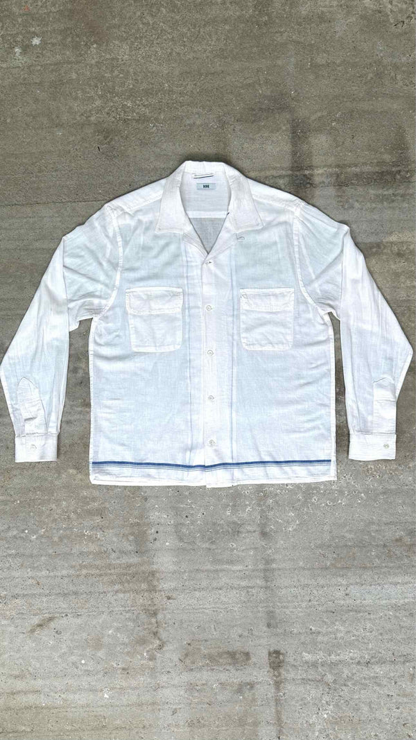 Bode Base Stripe Havana Shirt