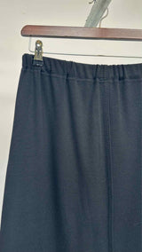 Issey Miyake Center-seam Side-slit Easy Maxi Skirt