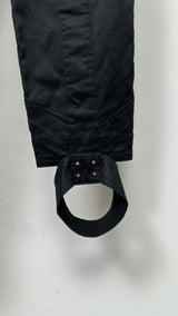 Gucci Studded Paneled Bottom Cut-out Biker Pants