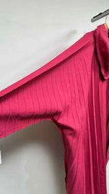 Homme Plisse Wide-pleated Oversized Zip-up Hooded Coat