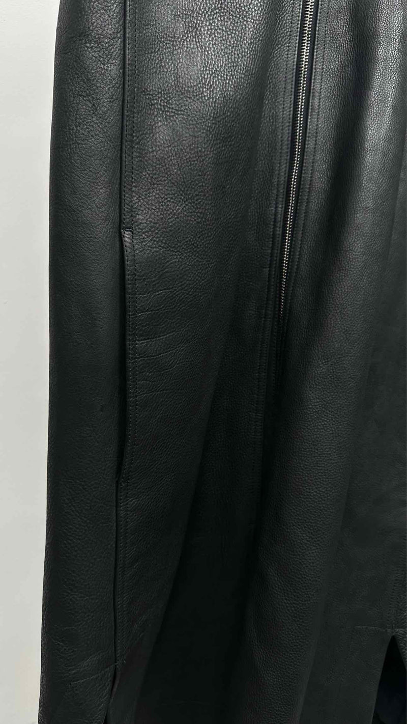 Rick Owens Long Leather Vest