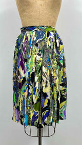 Dries Van Noten Marble Pleated Skirt
