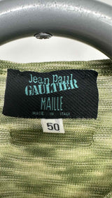 Jean Paul Gaultier S/S Henley-neck Knitted Top