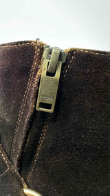 Saint Laurent Suede Wyatt Boots