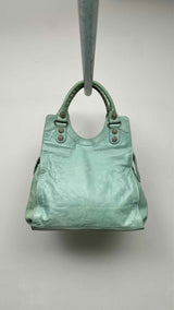 Balenciaga Aqua Giant Folder Bag