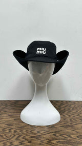 Miu Miu Logo Drill Hat