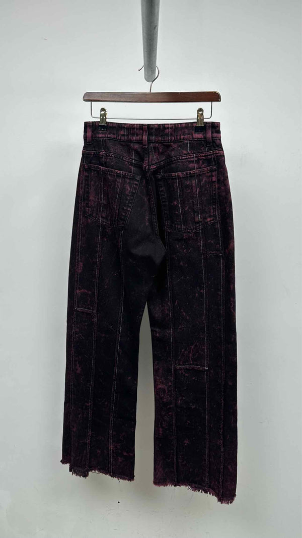 Acne Studios Tie-dye Raw end Pin-stripe Jeans