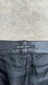 Helmut Lang Archive Side-line Leather Pants