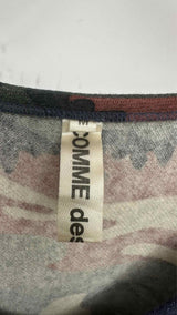 Comme Des Garcons N/S Wool Camo Patched Long Dress