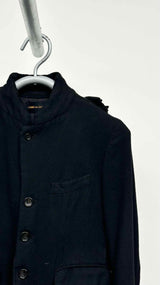 Boiled Wool Ruffle Comme Des Garcons Jacket