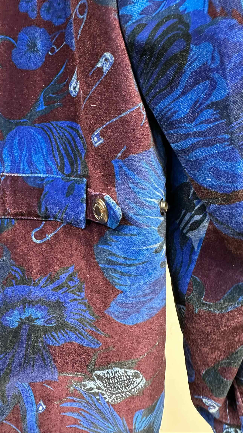 Paul Smith Botanical Velvet Bomber Jacket