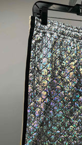 Gucci Laminated Sparkling GG Jersey Shorts