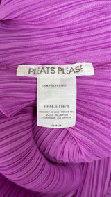 Pleats Please L/S Pleated Maxi Dress