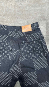 Louis Vuitton x  Nigo Monogram Jacquard Jeans