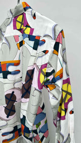 Comme Des Garcons Shirt X Kaws Printed Shirt