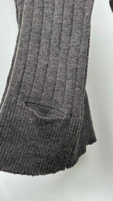 Comme Des Garcons Homme Zip-up Rib Long Cardigan