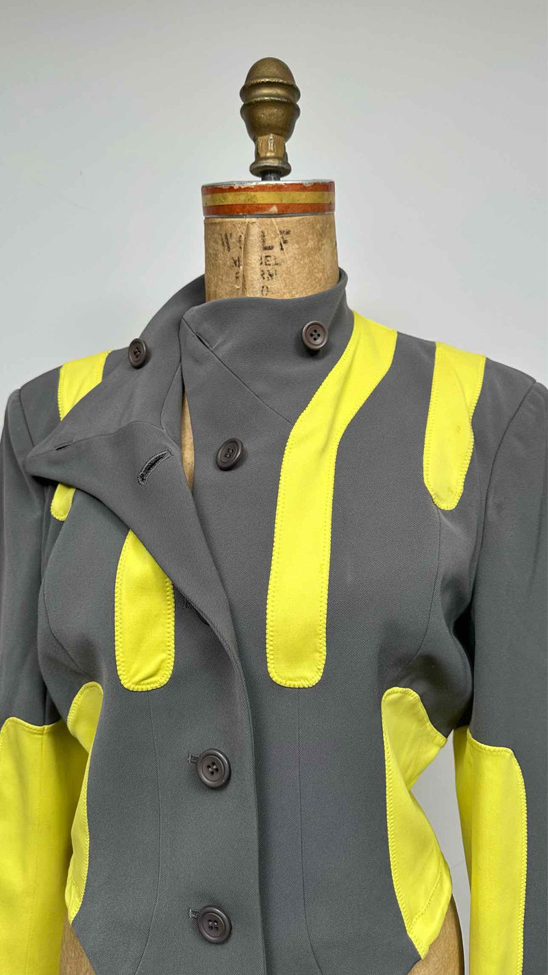 Issey Miyake Color Blocking Colset Jacket