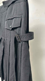 Yohji Yamamoto Pour Homme Asymmetrical Pleated Kilt