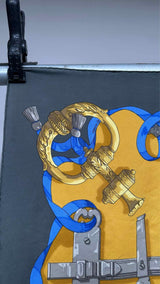 Hermes Ferronnerie Silk Scarf