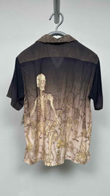 Sun Surf X Kyosai Kawanabe S/S Gradient Gaki Kyosai Hawaiian Shirt