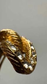 Christian Dior Love Knot Two-piece Clip-on Earrings