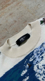 Amiri Aloha Landscape Jacquard Sweater