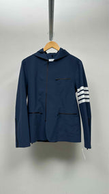 Thom Browne 4-bar Stripe Hooded Performance Sport Jacket