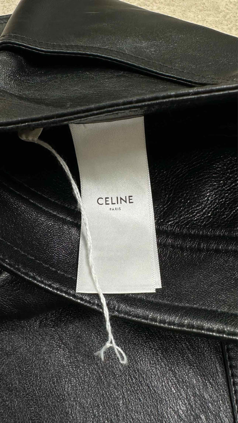 CELINE Leather Pants