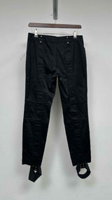 Gucci Studded Paneled Bottom Cut-out Biker Pants