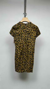 Dsquared2 Leopard Print Neck-gathered Top
