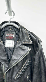 Sacai x Schott Studded Leather Jacket