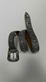 B.B. Simon Studded Glitter Belt