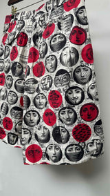 Comme Des Garcons Homme Plus X FORNASETTI Wide Printed Shorts