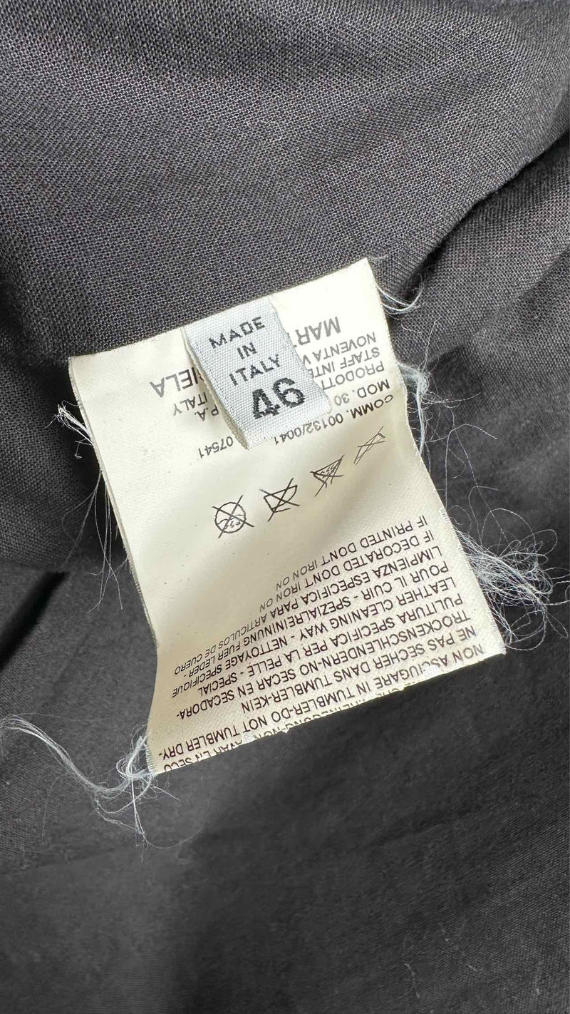 Margiela Leather Bomber Jacket