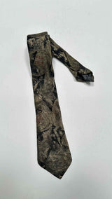 Jean Paul Gaultier Embroidered Silk Tie