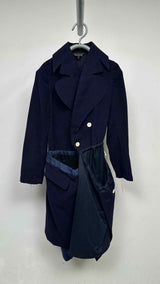 Comme Des Garcons Ruching-Pocket Detailed Hybrid Coat