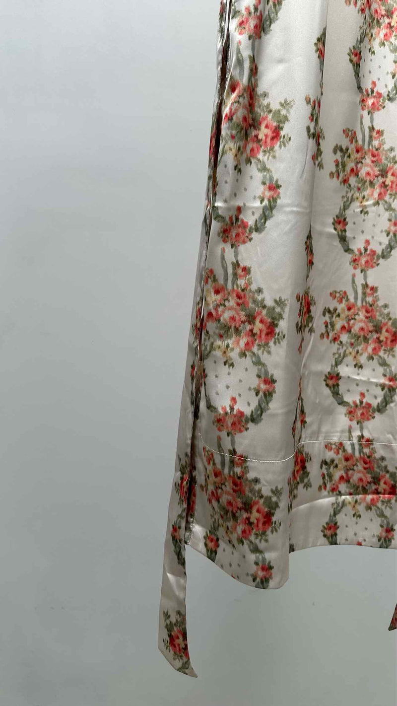 Simone Rocha Embellished Lace-trimmed Satin Mini Dress