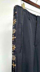 Matsuda Side Compass-lined Tapered Pants