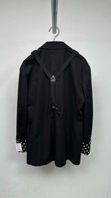 Moschino Couture Suspender Polka-Dot-Cuff Blazer Jacket